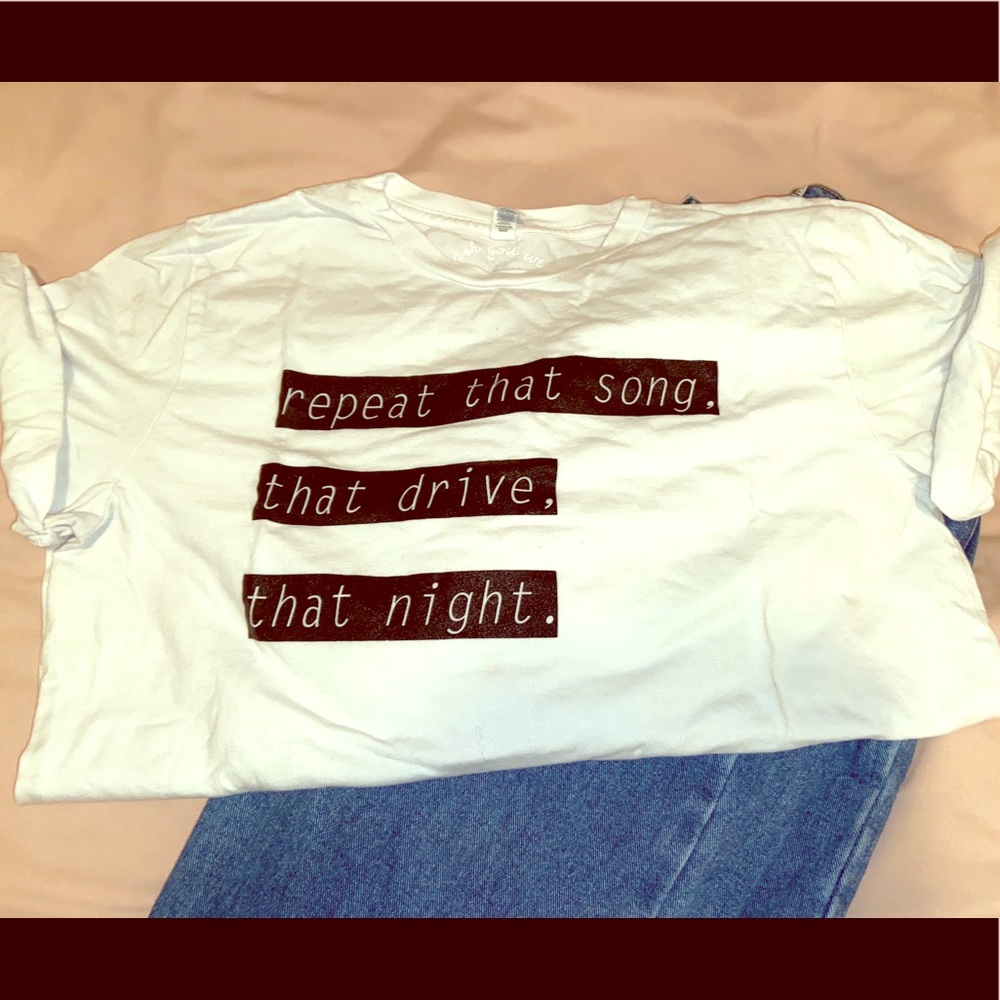 Wish You Were Northwest Rolled Sleeve Tee Unisex L